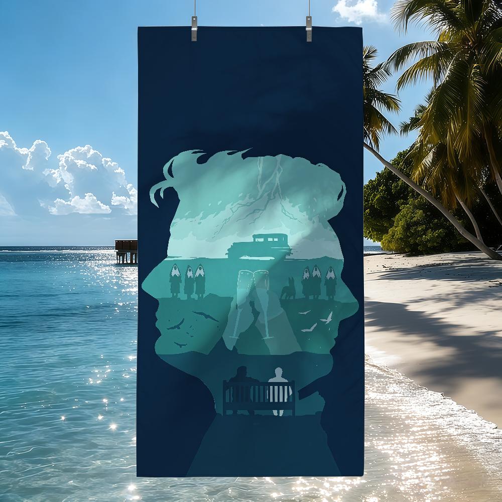 Feature Film Good O-omens Towel Quick Drying Beach Towels Are Suitable For Swimming Pools Camping Yoga And The Gym