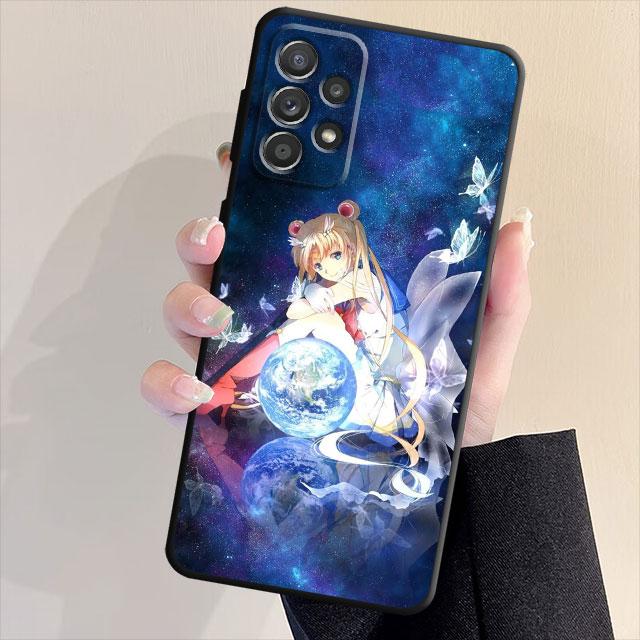 S-Sailors Moons Phone Case for Samsung Galaxy A32 A42 A11 A31 A13 A41 A21s A52s A22 A23 A71 A33 A51 A52 A12 A73 A72 A53 Cover