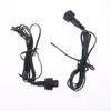 1/3/5Pcs Waterproof Extension Cable For Solar Panel 2Pin Led Connector Male 2 Meters Black 2Pin Plug Connector Wire