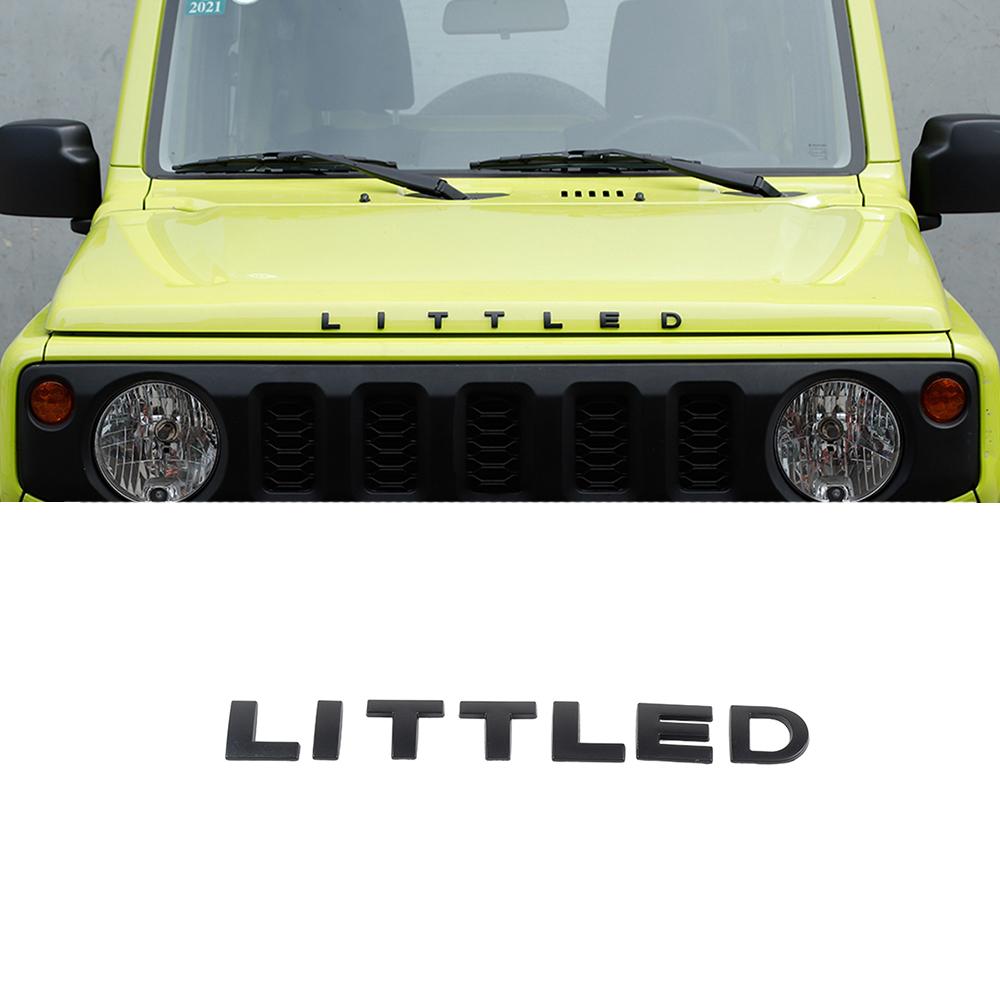 

Front Hood LITTLED Emblem Badge for Suzuki Jimny JB64 JB74 2019 Up Front Logo Trim Stickers Decoration Car Exterior Accessories чёрный