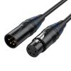 XLR4 Kabel Mikrofonkabel 4-polig Stecker auf Buchse Verlängerungskabel für Studio-Recorder Mikrofone Mischpulte LED-Licht