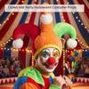 Color Block Clown Hat with White Pom Poms Halloween Party Hat Funny Joker Hat  Party