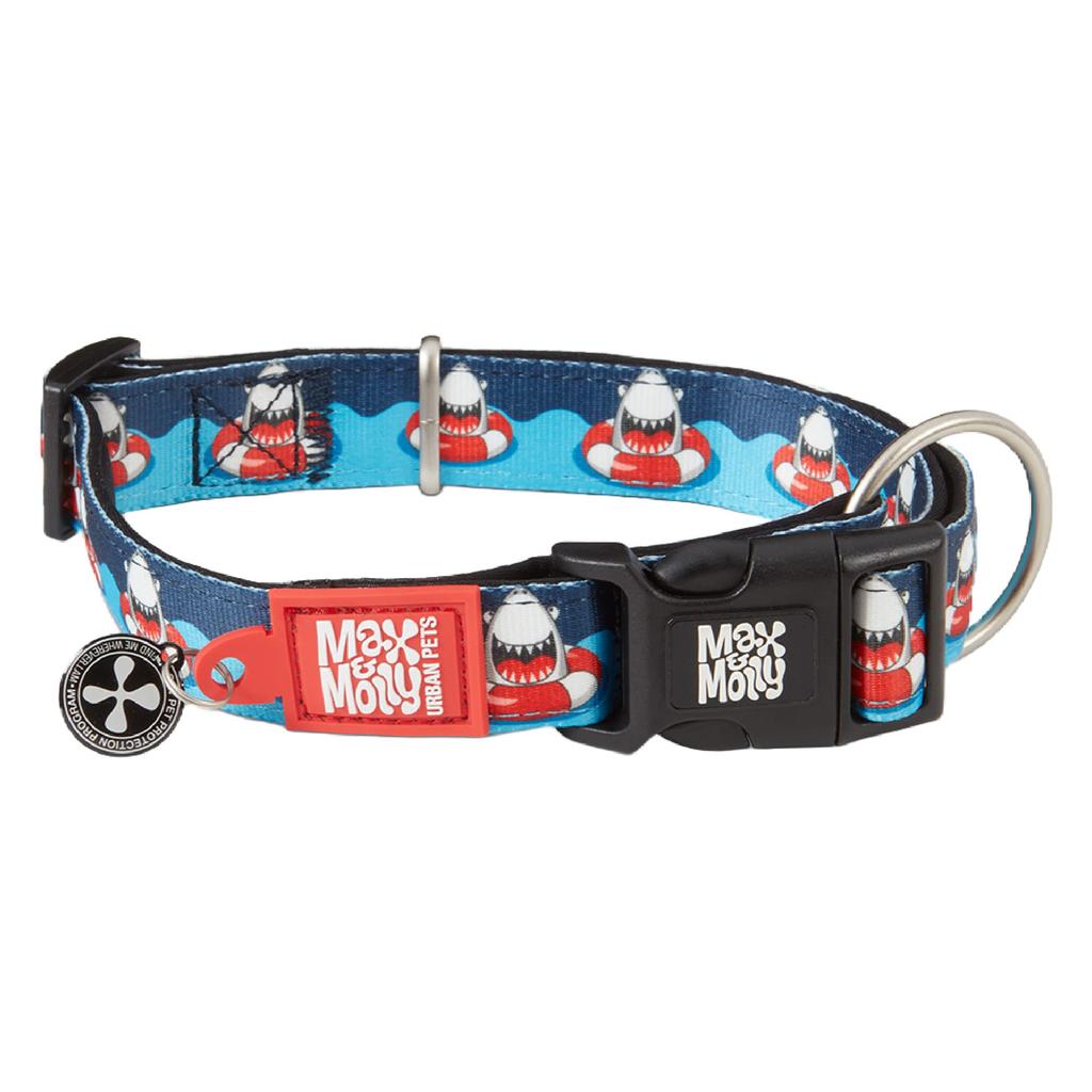 ROOKCRAN Max Molly Large Collar with Frenzy Shark Stylish and Cute for 115827 & Design, Training, Pets,