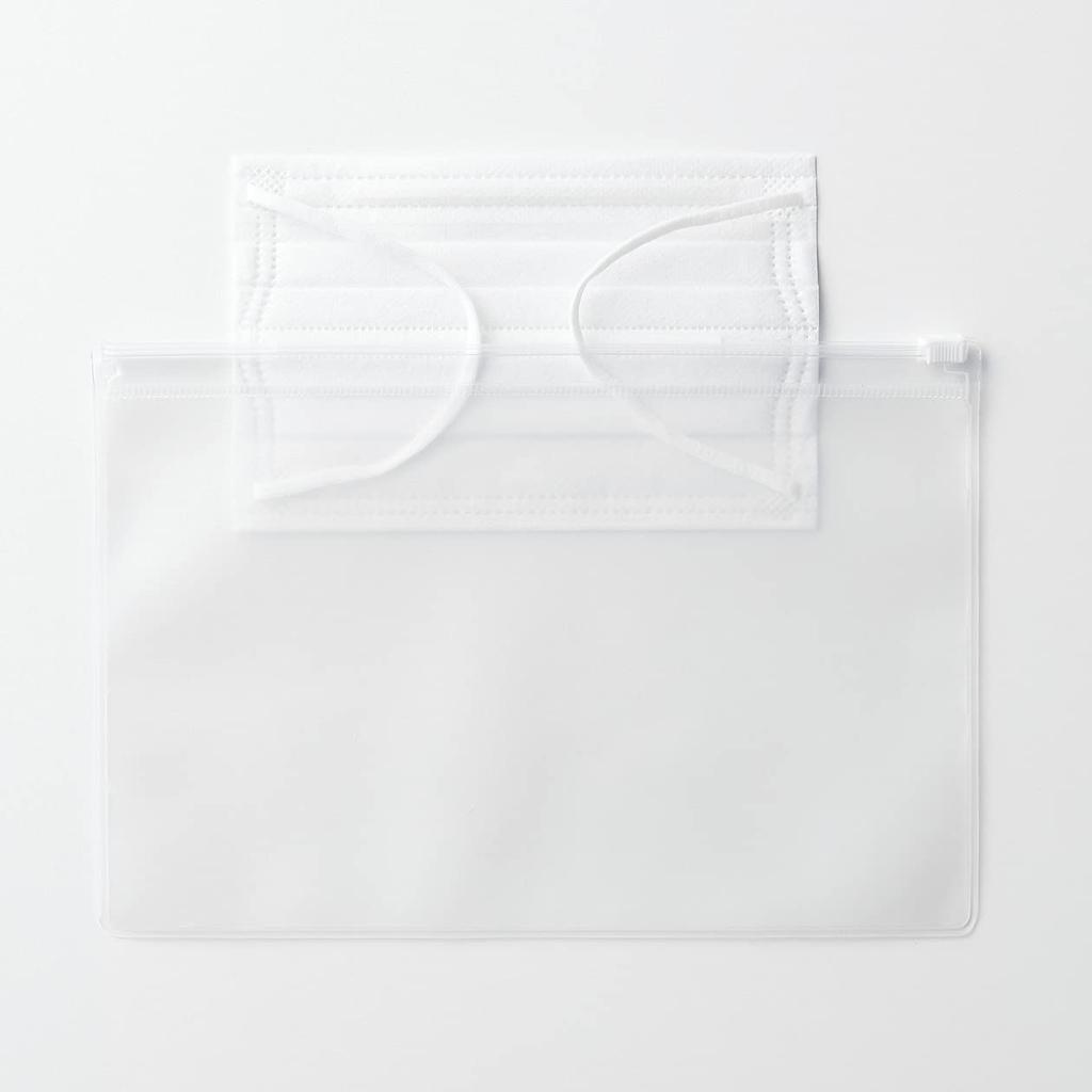 MUJI Nonwoven 145 x 44513996 Masks, Medium, 5-Pack, Approx. 95mm,