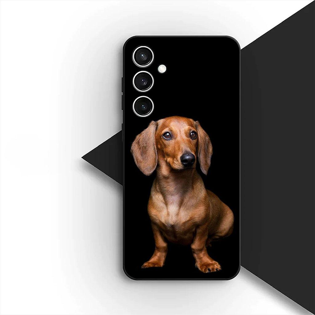 Phone Cover for Motorola Moto G86 G57 E14 E15 G14 G34 G35 G84 G24 A54 G15 Power E22 Casing Soft Case Wallpaper Dachshund Dog