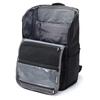 Chromowany Plecak VOLDO (Aktualny model) BKBLACK, Czarny, 21L, Wodoodporny