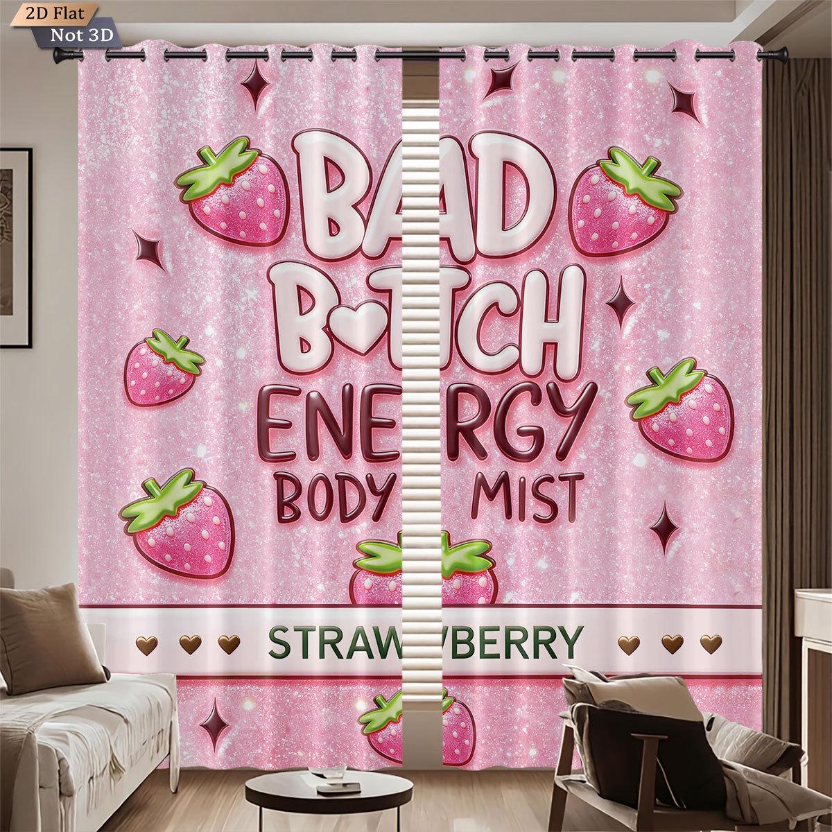Christmas Bubble Water Digital Print Blackout Curtains - Custom Polyester, Thickened, High-Precision Sun Protection 140x160