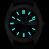 BERNY Men's Titanium Analog Quartz Watch, Japanese VJ53 Movement, 10 ATM Waterproof, Sapphire Glass, Super Luminous, Calendar, Blue Dial