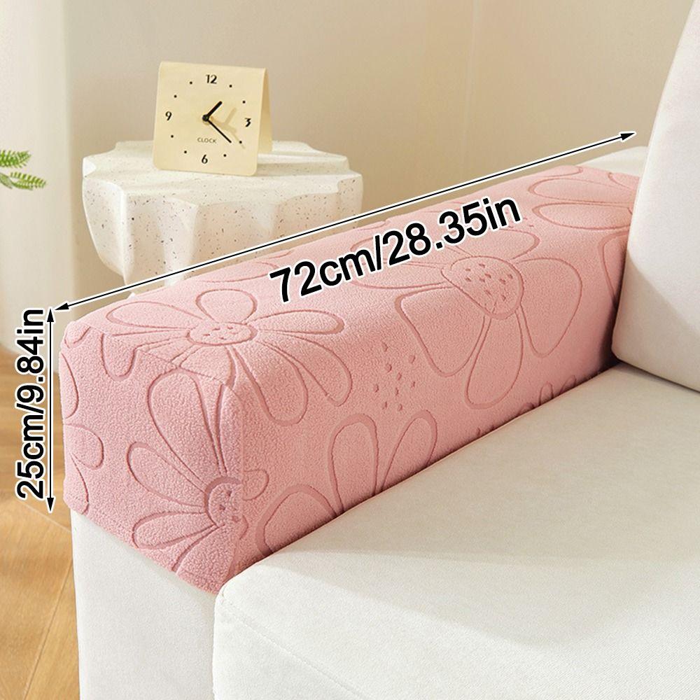 Universal Stretch Sofa Armrest Cover Elastic Anti-slip Sofa Cover Jacquard Fabric Couch Arm Protector for Home Furniture Decor