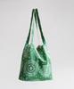 Green Stuff Effortlessly Boxy Shopper Bag 53 Paisley - Green