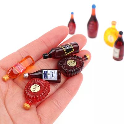 9/5pcs Doll House World Famous Foreign Wine Xo Whiskey Miniature Food Play For Kids Children Adults