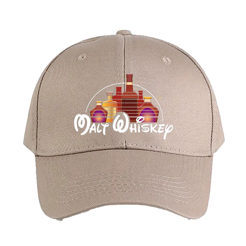 Malt Whiskey vintage Summer Woman Man Adult Peaked Hat Fashion Casual Adjustable Printed Baseball Caps Funny Dad Trucker Cap