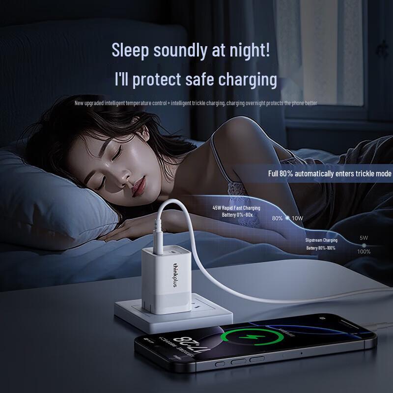 Lenovo ThinkPlus 45W GaN Multi-Port Type-C Fast Charger