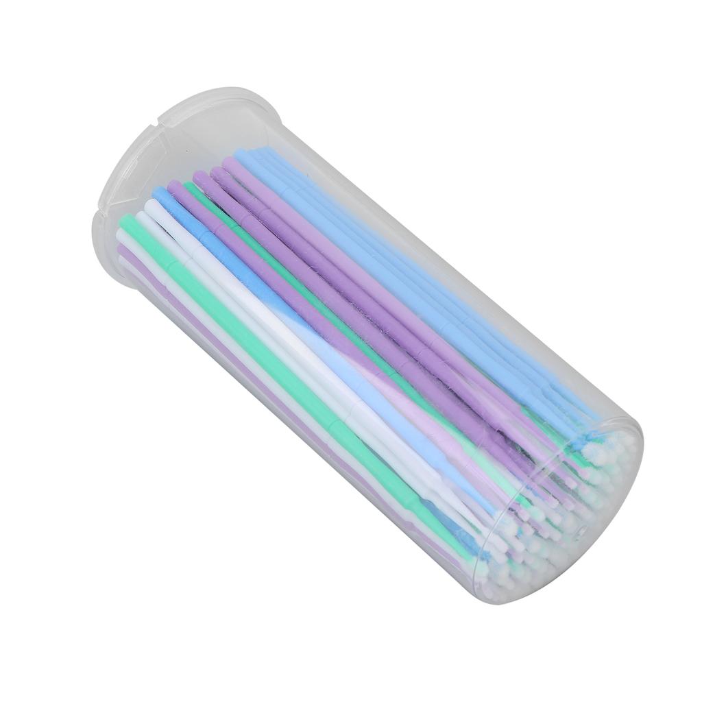 100pcs Nylon Swab Home Beauty Salon Portable Microblading Eyelash Extension Cleaning Swab Makeup Tool