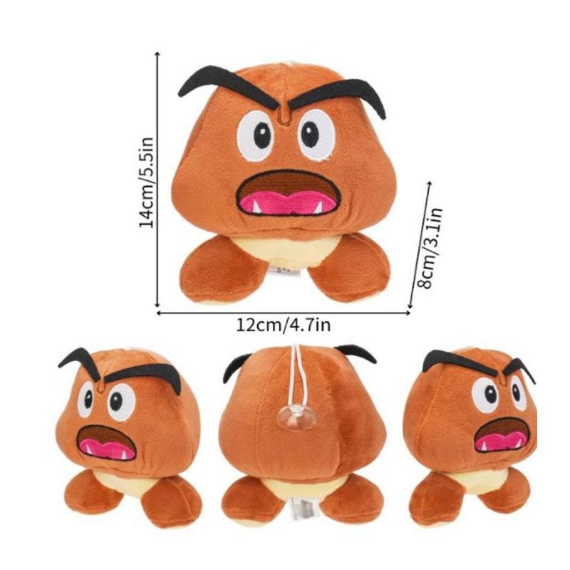 Peluche Mario Bros Goomba con Ali Goomba Ken Carson Goomba Toad Peluche Animale Anime Bambola Peluche per Regalo di Compleanno