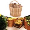 Kids Bike Basket Front Children for Boys Girls Bicycle Accessories Wicker Handwoven
