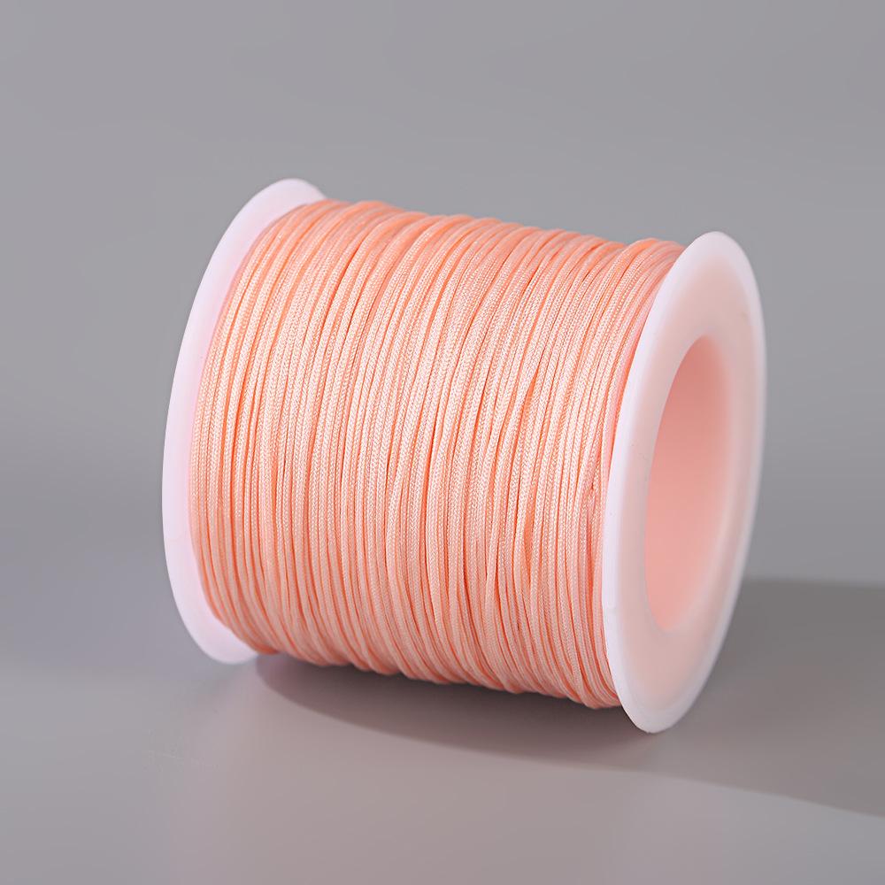 Fatto a mano No. Filo di Giada 72 - Cordino Resistente all'Usura da 0,8 mm per Artigianato di Gioielli, Corda per Mani, Braccialetti, Collane Fai-da-Te, 50m