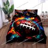3D Print National Football Poster Duvet Cover Set King Queen Double Full Twin Single Size Bed Fashion Bedding Set Luxury Gift963