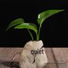 Zen Mini Flower Vase - Creative Coarse Pottery Ornament for Living Room or Tea Table