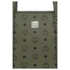 MCM Toni Logo Print Color Block Design Tote Bag Women Tote Bags Green MWPFAMT07K8001