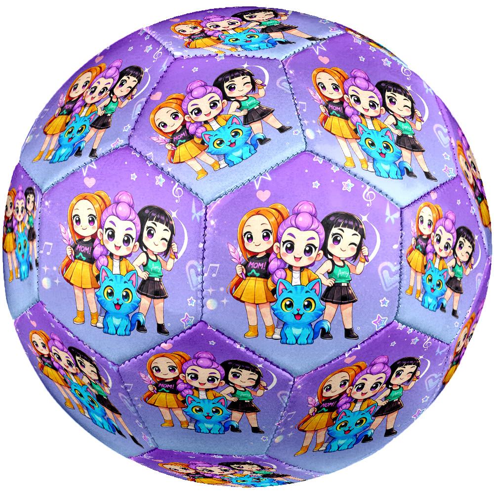 K-pop Soccer Ball Size 5 Football Machine Sewn Indoor/Outdoor Training and Matches Ideal for Soccer Enthusiasts