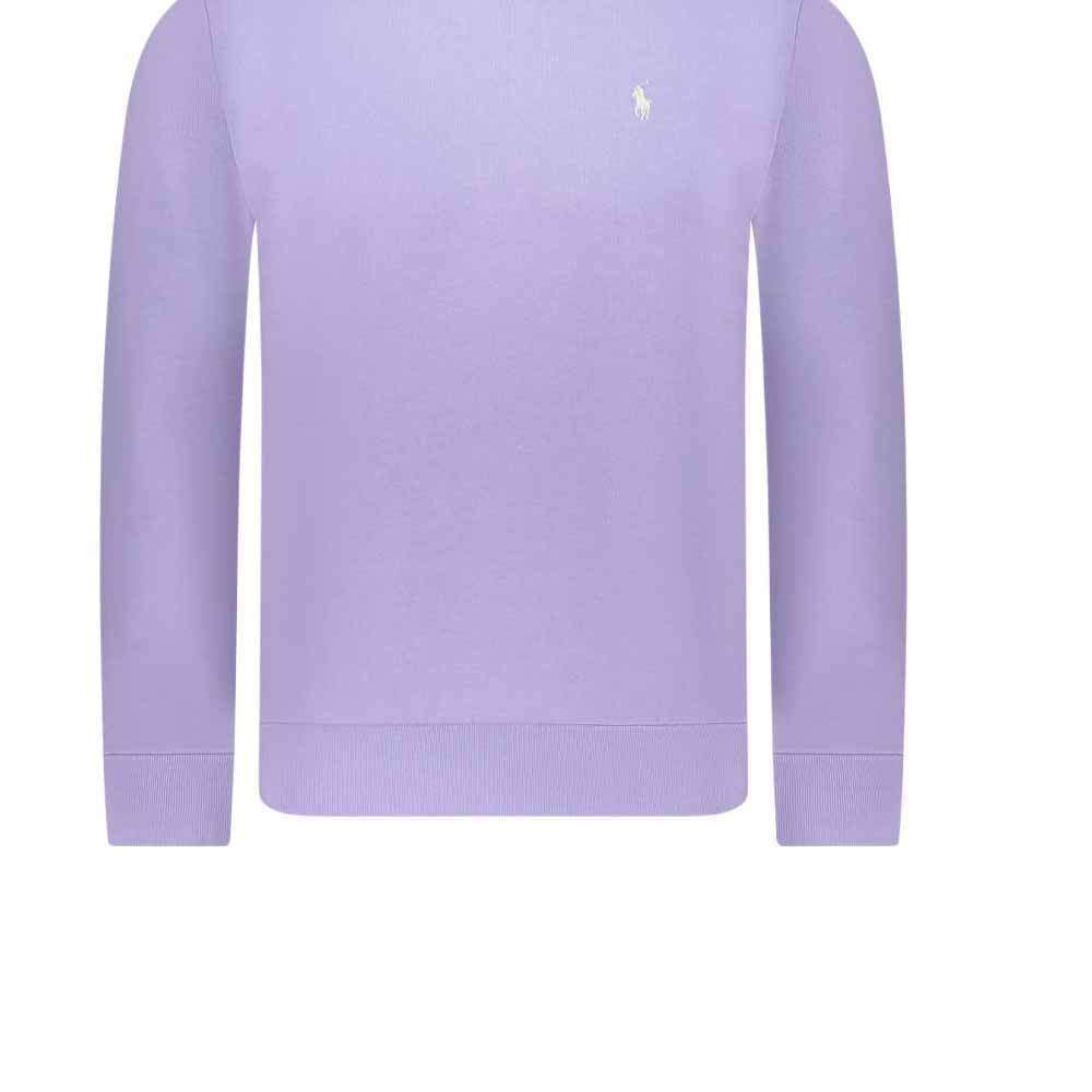 Polo Ralph Lauren Logo Embroidered Crew Neck Long Sleeve Sweatshirt Men sweatshirt Lavender 710916689-028