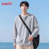 Baleno Heren Oversized Henley Nek Pullover Sweatshirt