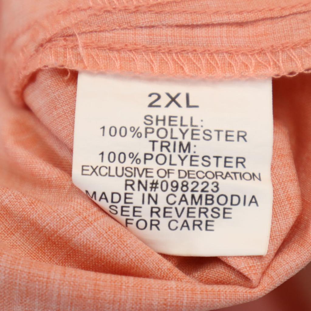 MAGELLAN outdoors Short sleeve shirt 2XL Pink Big Size Ventilation Men's Used