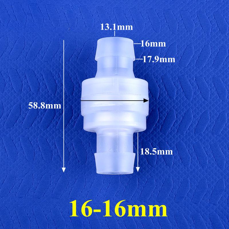 Plastový zpětný ventil s ostnem - Malý zpětný uzávěr pro vodu a kapaliny