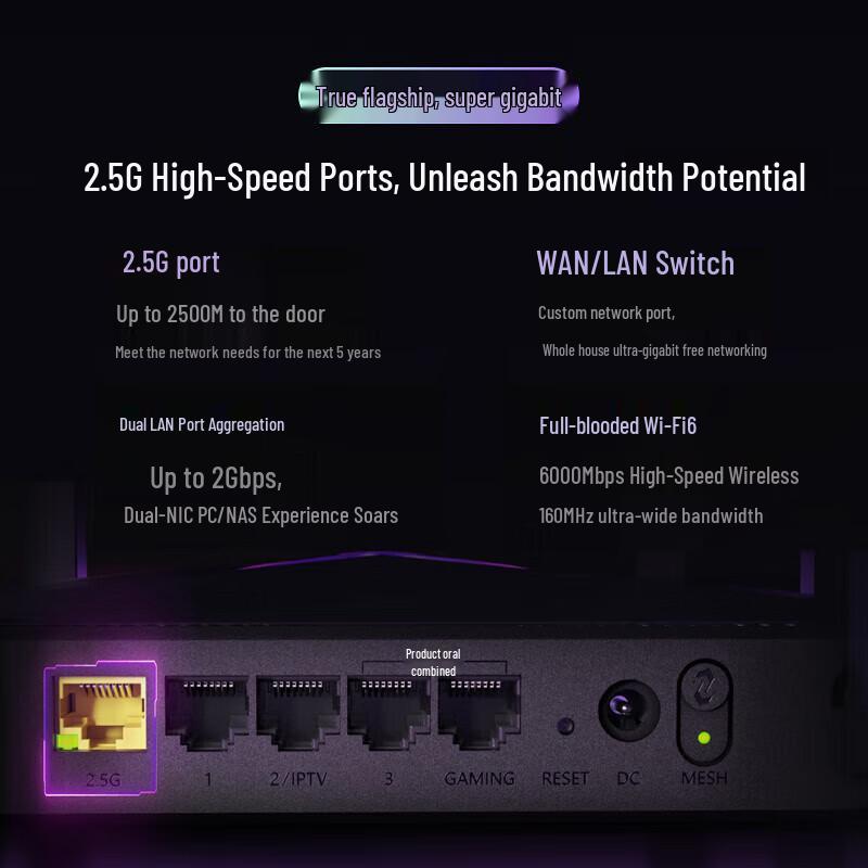 Ruijie RG-EW6000GX PRO WiFi 6 Gaming Router
