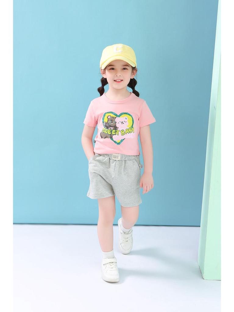 27home Korean Style Girls' Summer Sports Shorts 2024