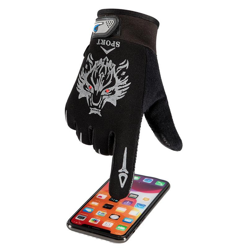 Cycling Half Finger Gloves for Spring and Summer Men and Women Outdoor Fitness Long Finger Motorcycle Thin Racing Gloves