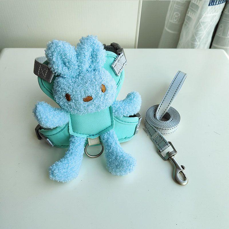 

Dog Hand Holding Rope Vest-Style Small Size Dogs Teddy Bichon Dog Chain Walking Cat Chest Strap Dog Leash Pet Supplies M (3.00 kg-5.00 kg Green (MengMeng Rabbit 1.2 m)