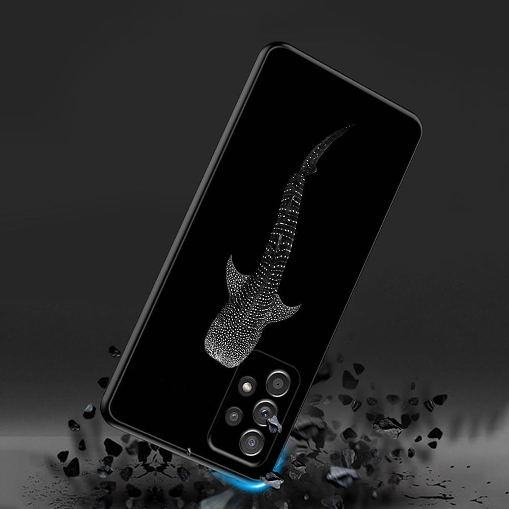 Phone Case For Samsung Galaxy A57 A56 A37 A55 A36 A26 A54 A52 A35 A34 A25 A17 A16 A15 A07 Soft Cover Ocean Whale Shark Swimming
