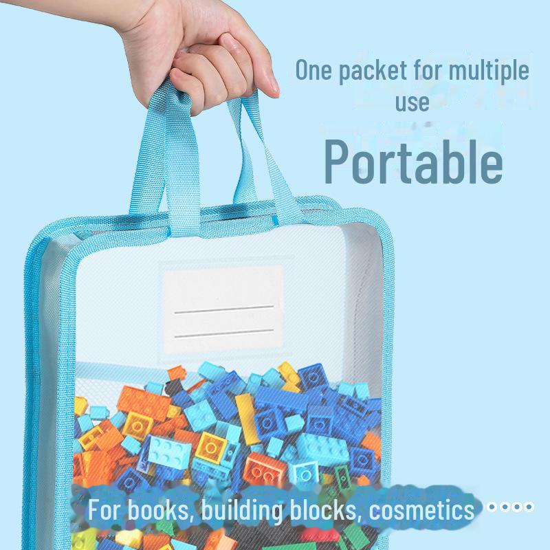 A4 Transparente L-förmige Aktentasche, Handliche PP-Aufbewahrung für Klausurarbeiten und Hausaufgaben