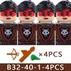 Medieval Castle Soldier Figures Building Blocks Knight Orc Warrior Dragon Wolf Animals Battle Flags Accessories Bricks Toys Boys