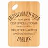 Planche À Découper Un Psychométricien Aussi Génial - Plateau Apéro En Bambou Cadeau Gravé Collègue Homme Métier Cuisine Barbecue
