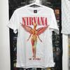 Nirvana Groupe de Rock Album Classique Affiche Impression Graphique T-shirt en Coton Streetwear Hip Hop Mode T-shirt Unisexe Femme Haut Lâche Surdimensionné