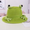 Children'S Sun Hat Summer Sun Protection Bucket Hat Thin Knitted Hat Cute Frog Sun Hat Boy Outdoor Cool Hat