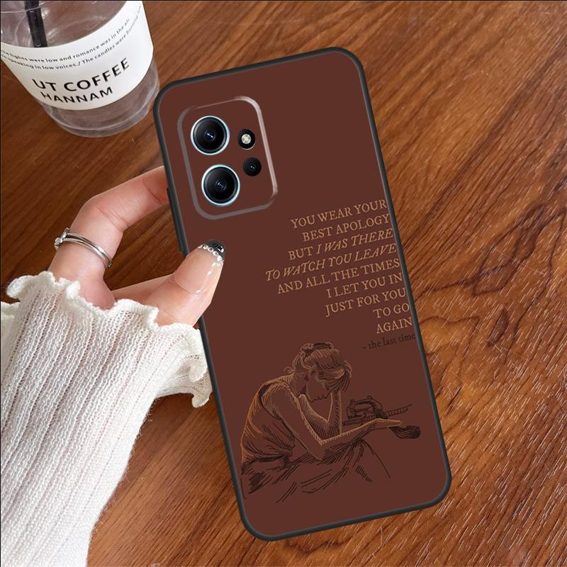 All Too Well Lyrics Case For Xiaomi Redmi 14C 13C 12C 10C Redmi Note 14 13 11 9 10 12 Pro 9S 10S 11S 12S Cover