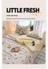 Pastoral Fresh Double-Layer Cotton Gauze Summer Quilt - Lace Trim, Soft, Cool, Machine Washable Blanket