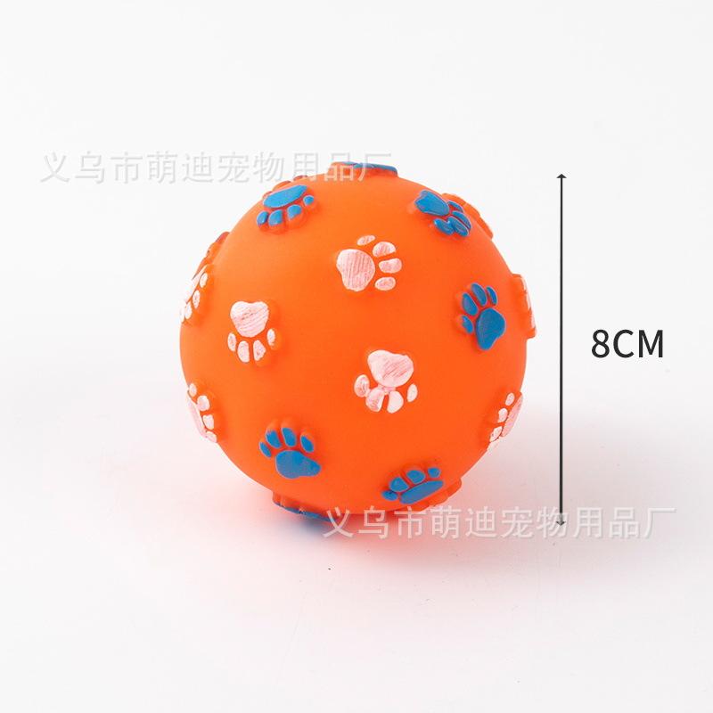 Pet small dog toy, durable chew toy, boredom-relieving sound ball, corgi and cat supplies