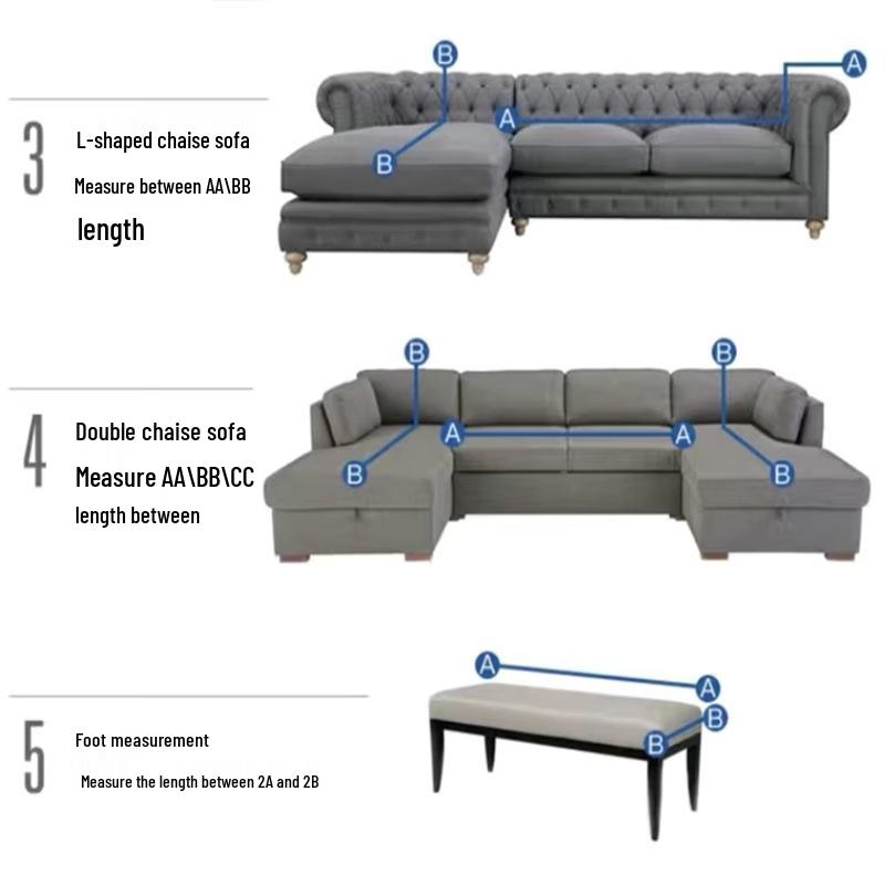 Nordic Style T-Grid Reversible Sofa Cover