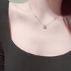Stern Punkt Halskette für Damen mit leichtem Luxus Nischen Design Sinn High-End Zirkon Anhänger Sommer Schlichte Personalisierte Schlüsselbeinkette
