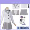 Blue Prison Cosplay Costume Set For Anime Roleplay Made Of High-quality Polyester Fibers