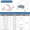 Jacquard Sofa Cover Solid Living Room Sofa Cushion Cover Elastic L-shaped Sofa Corner Cover Spandex Washable Sofa Couch Cover