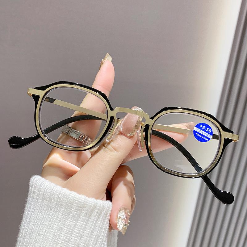 Anti-Blue Light Retro Round HD Reading Glasses