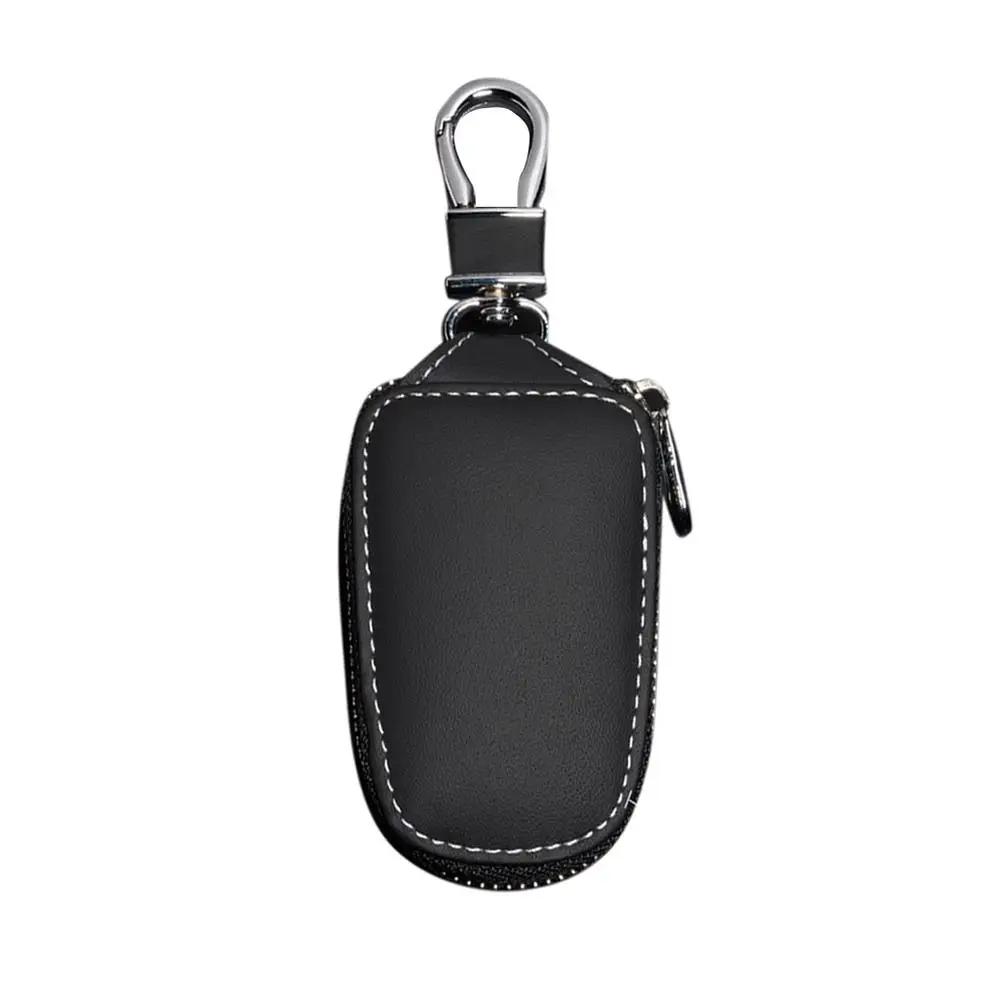 Moda Universale Pelle Smart Flip Telecomando Chiave Auto Fob Guscio Custodia Copertura Portaoggetti Borsa Pochette Portafoglio Protettore Portachiavi Organizzatore