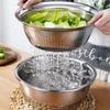 Thickened Vegetable Slicer Grater Stackable Mixing Bowl Set  Vegetable Washing