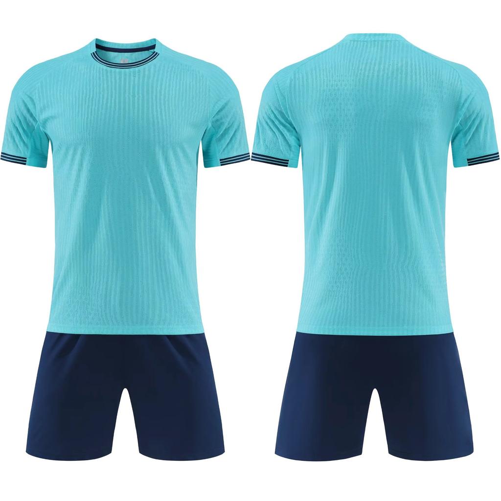 2025 Großhandel Kinder-Fußballtrikot-Set, Grundschul-Fußball-Trainingsshirt, bedrucktes Wettkampftrikot für Jungen und Mädchen